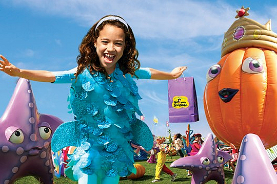 A girl enjoying Halloween Spooktacular